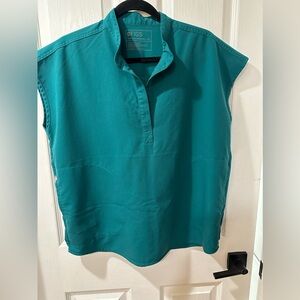 FIGS RAFAELA TOP Hunter Green